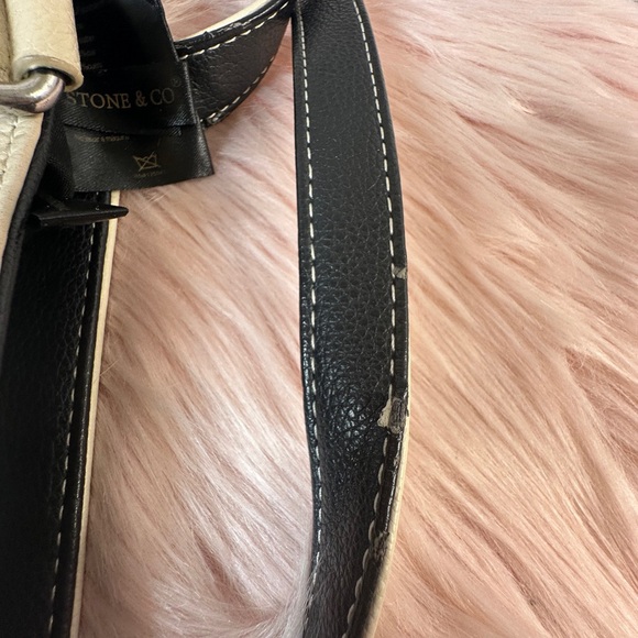 Stone Mountain  Black and Cream Tote, Shoulder bag - Picture 8 of 8